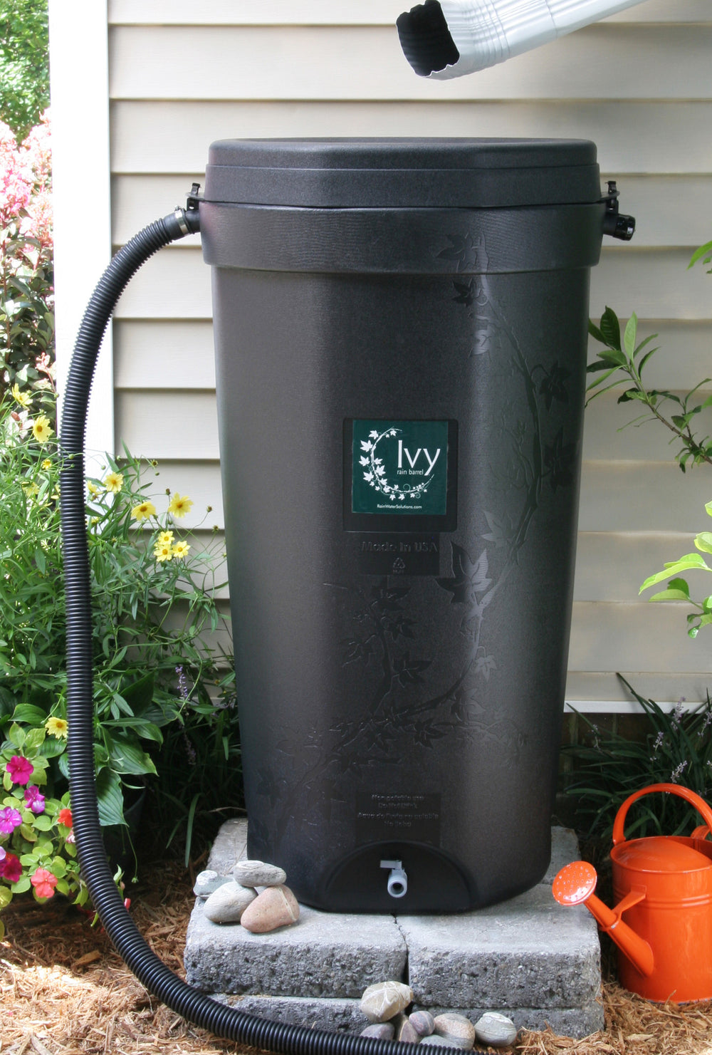 Ivy Rain Barrel